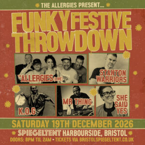 The Allergies Funky Festive Throwdown - 19th Dec