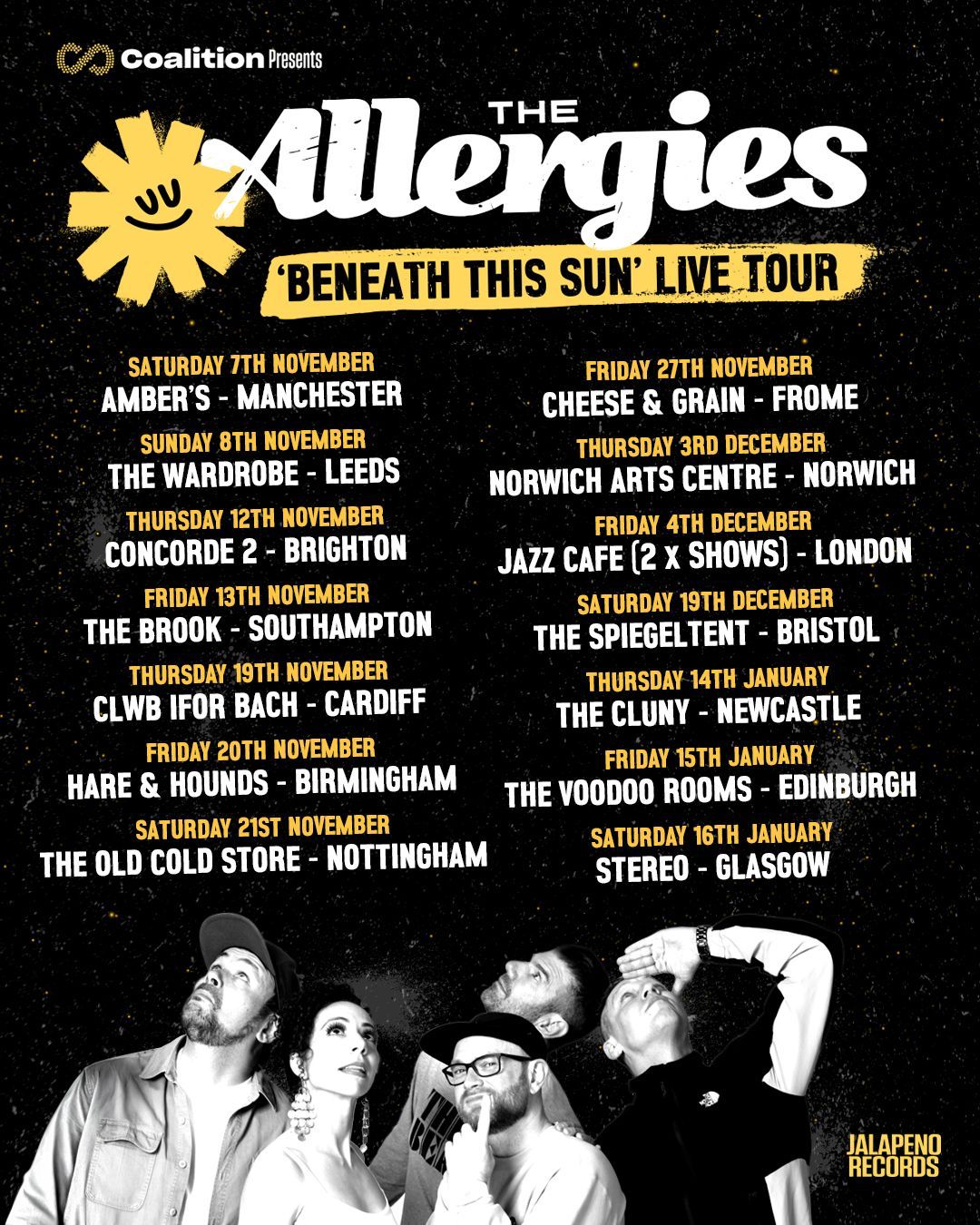 The Allergies Funky Festive Throwdown - 19th December 2026